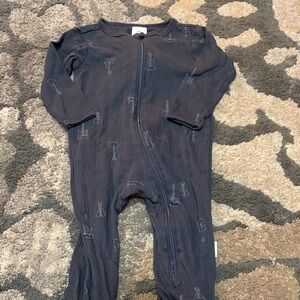 Gerber Navy Blue Kids Pajamas with Guitar Print